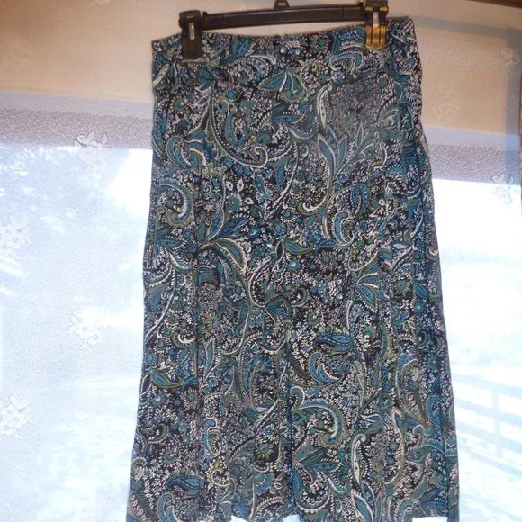 Sale -Dress Barn Midi  Flaring Skirt for women's Plus Sz 20 - Picture 2 of 12